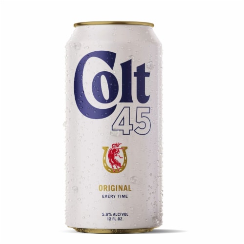 Colt 45 Malt Liquor Lager Perspective: back