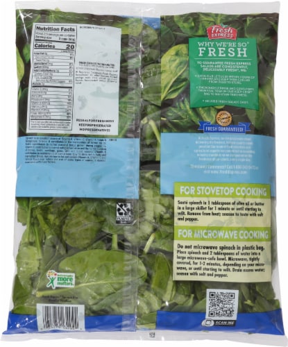 Fresh Express® Spinach Perspective: back
