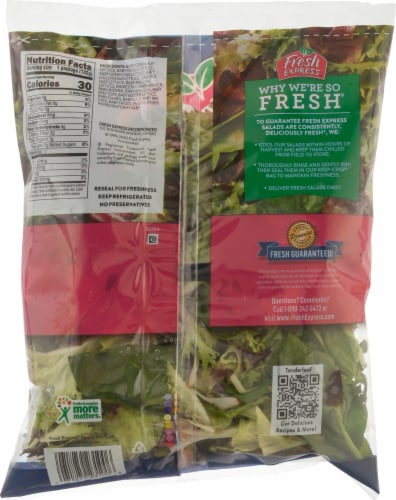 Fresh Express Spring Mix Salad Perspective: back