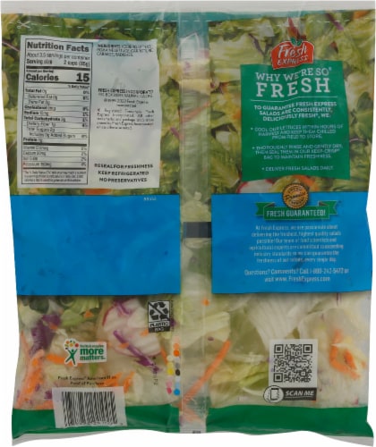 Fresh Express® American Salad Mix Perspective: back