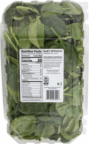 Fresh Express® Baby Spinach Perspective: back