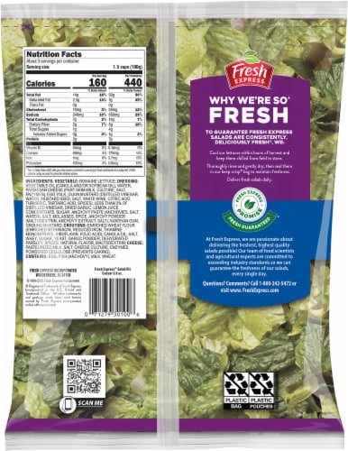 Fresh Express® Caesar Complete Salad Kit Perspective: back