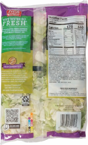 Fresh Express Twisted Lemon Caesar™ Chopped Salad Kit Perspective: back