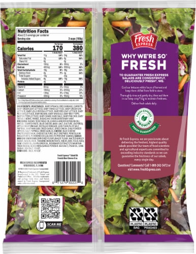 Fresh Express® French Blue Cheese Salad Kit Perspective: back