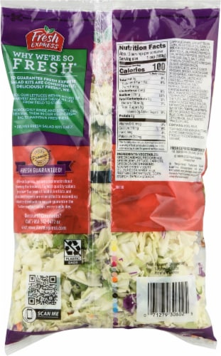 Fresh Express Southwest Greek Yogurt Chopped Kit Salad Perspective: back