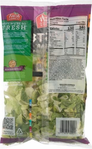 Fresh Express® Avocado Caesar Chopped Salad Kit Perspective: back