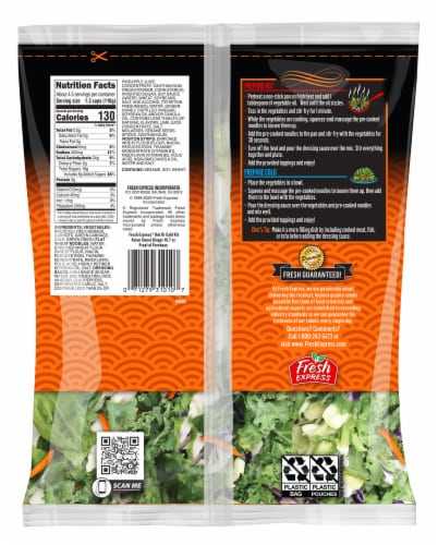Fresh Express® Hot or Cold Asian Sweet Ginger Kit Perspective: back