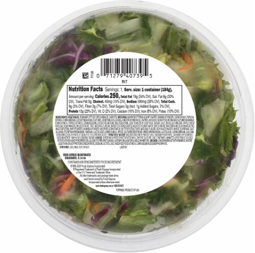 Fresh Express® BLT Gourmet Salad Bowl Perspective: back