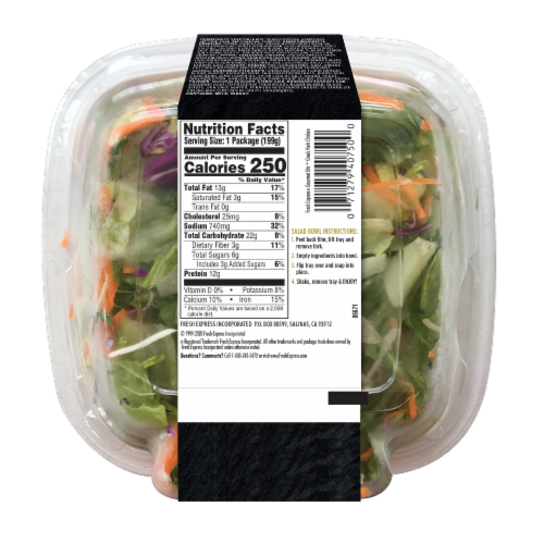 Fresh Express Gourmet Kits - Greek Herb Chicken Perspective: back