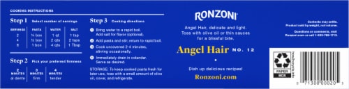 Ronzoni Angel Hair Capelli D'Angelo Pasta Perspective: back