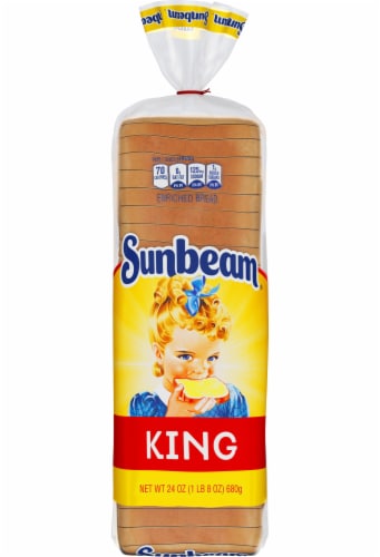 Sunbeam White King Sandwich Bread Perspective: back