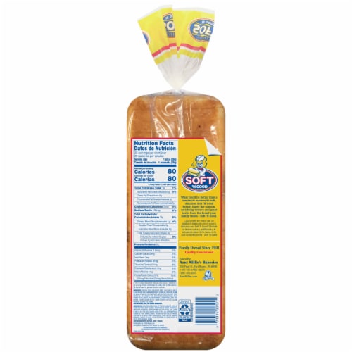 Soft 'N Good Giant White Bread Perspective: back