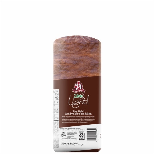 Aunt Millie's Whole Grain Bread Perspective: back