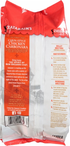 Zatarain’s® Cajun-Style Chicken Carbonara Meal for Two Perspective: back