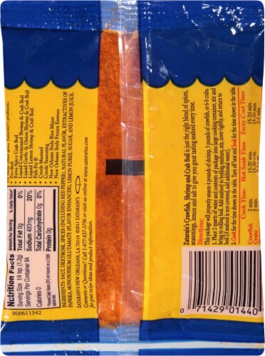 Zatarain's® Crawfish Shrimp & Crab Boil Perspective: back