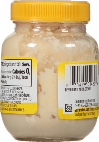 Zatarain's® Prepared Horseradish Perspective: back