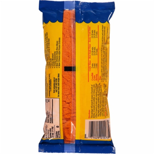 Zatarain's® Pre-Seasoned Crab & Shrimp Boil Mix Perspective: back