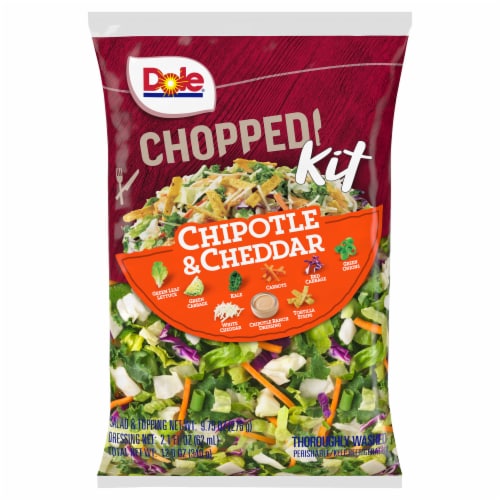 Dole Chipotle & Cheddar Chopped Salad Kit Perspective: back