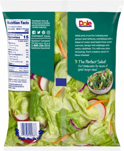 Dole® American Blend Salad Perspective: back