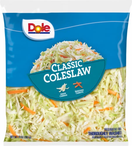 Dole Classic Coleslaw Salad Perspective: back