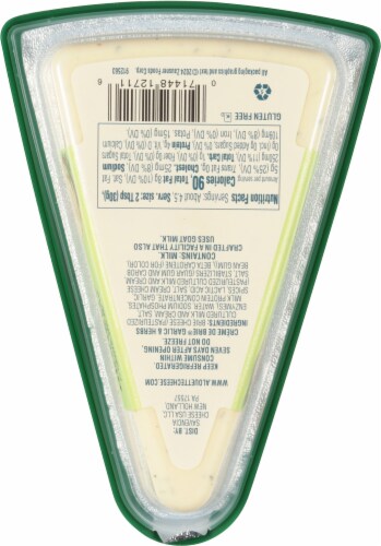 Alouette® Garlic & Herbs Creme De Brie® Perspective: back