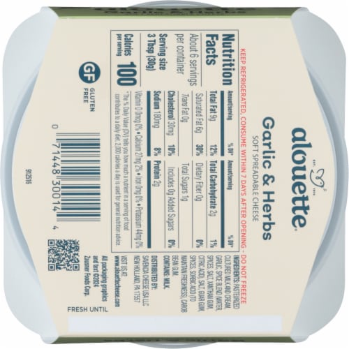 Alouette® Garlic & Herb Soft Spreadable Cheese