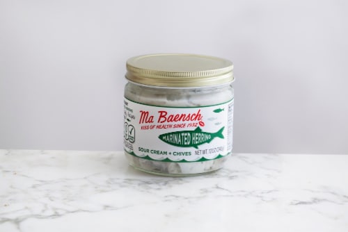 Ma Baensch Marinated Herring in Sour Cream & Chives Perspective: back
