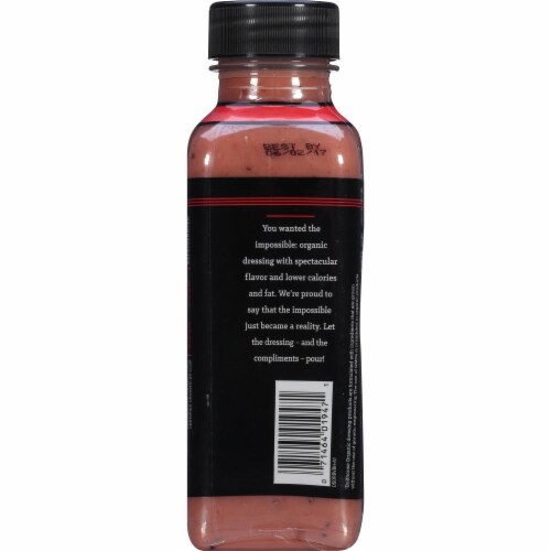 Bolthouse Farms Organic Raspberry Balsamic Vinaigrette Dressing Perspective: back