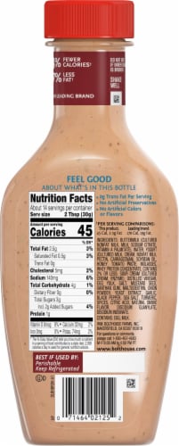 Bolthouse Farms® Honey Barbeque Ranch Yogurt Dressing Perspective: back
