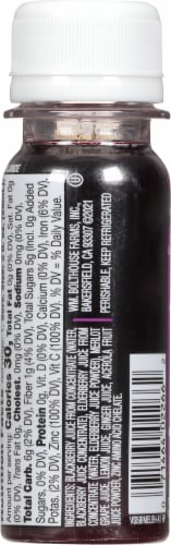 Bolthouse® Farms Bolts® Immunity Blackberry & Elderberry Juice Perspective: back