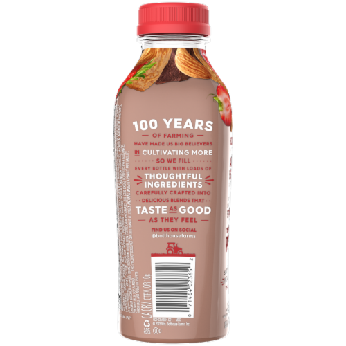 Bolthouse™ Farms Nut Butter Chocolate Strawberry Protein Plus® Perspective: back