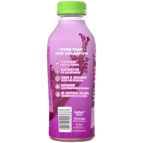 Bolthouse Farms™ Hydration Plus Strawberry Acai Juice Perspective: back