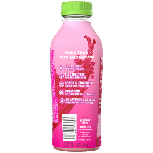 Bolthouse Farms™ Watermelon Dragon Fruit Hydration Plus Juice Perspective: back