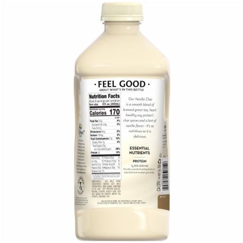 Bolthouse Farms® Vanilla Chai Tea Protein Tea & Soy Beverage Perspective: back