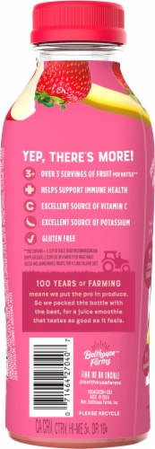 Bolthouse Farms® Strawberry Banana Fruit Juice Smoothie Perspective: back
