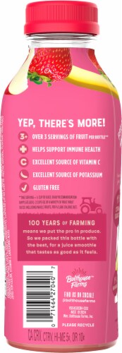 Bolthouse Farms® Strawberry Banana Fruit Juice Smoothie Perspective: back