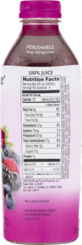 Bolthouse Farms Berry Boost Fruit Juice Smoothie Perspective: back
