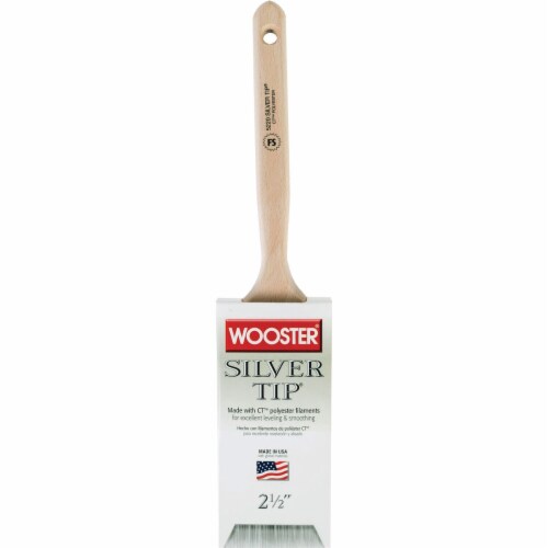 Wooster SILVER TIP 2-1/2 In. Chisel Trim Flat Sash Paint Brush 5220-2 1/2 Perspective: back
