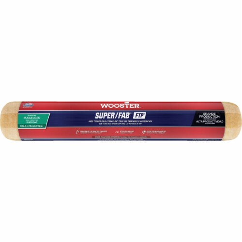 Wooster Super/Fab FTP 18 In. x 3/4 In. Knit Fabric Roller Cover RR925-18 Perspective: back