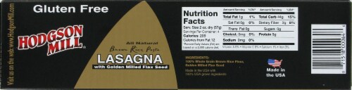 Kroger - Hodgson Mill Gluten-Free Brown Rice Lasagna Pasta ...