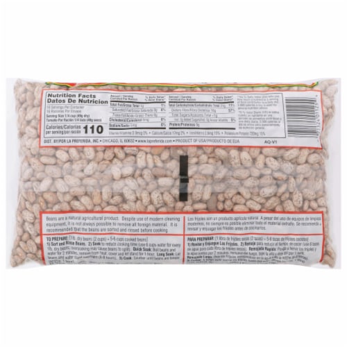 La Preferida® Pinto Beans Perspective: back