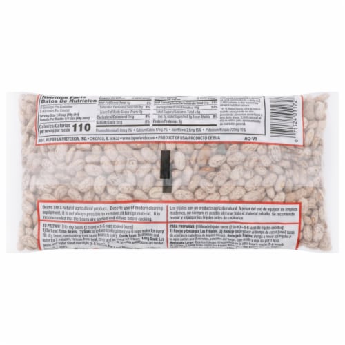 La Preferida® Pinto Beans Perspective: back