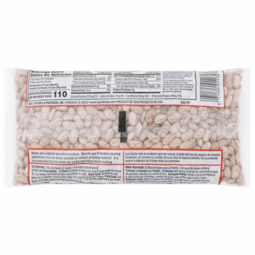 La Preferida® Pinto Beans Perspective: back
