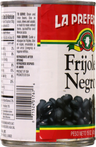 La Preferida® Black Beans Perspective: back
