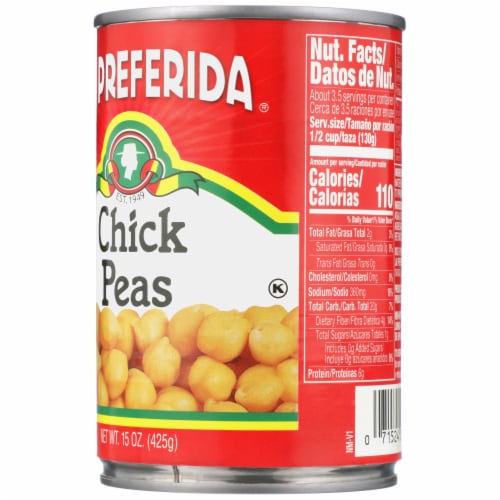 La Preferida® Chick Peas Perspective: back