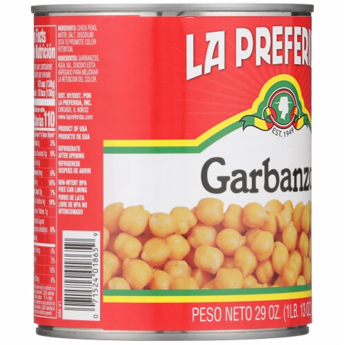 La Preferida® Chick Peas Perspective: back