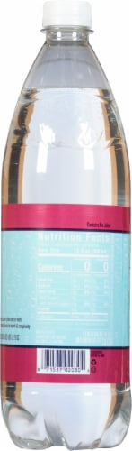 Polar® Raspberry Lime Flavored Seltzer Bottled Water Perspective: back