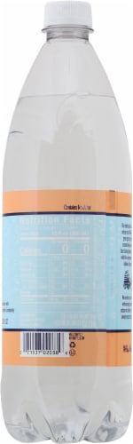 Polar® Georgia Peach Flavored Seltzer Bottled Water Perspective: back