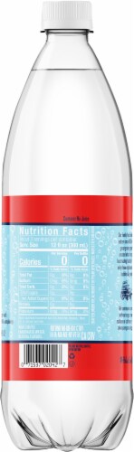 Polar® Cranberry Lime Flavored Seltzer Water Bottle Perspective: back