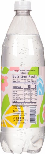 Polar® Pink Summer Iced Tea Flavored Seltzer Bottled Water Perspective: back